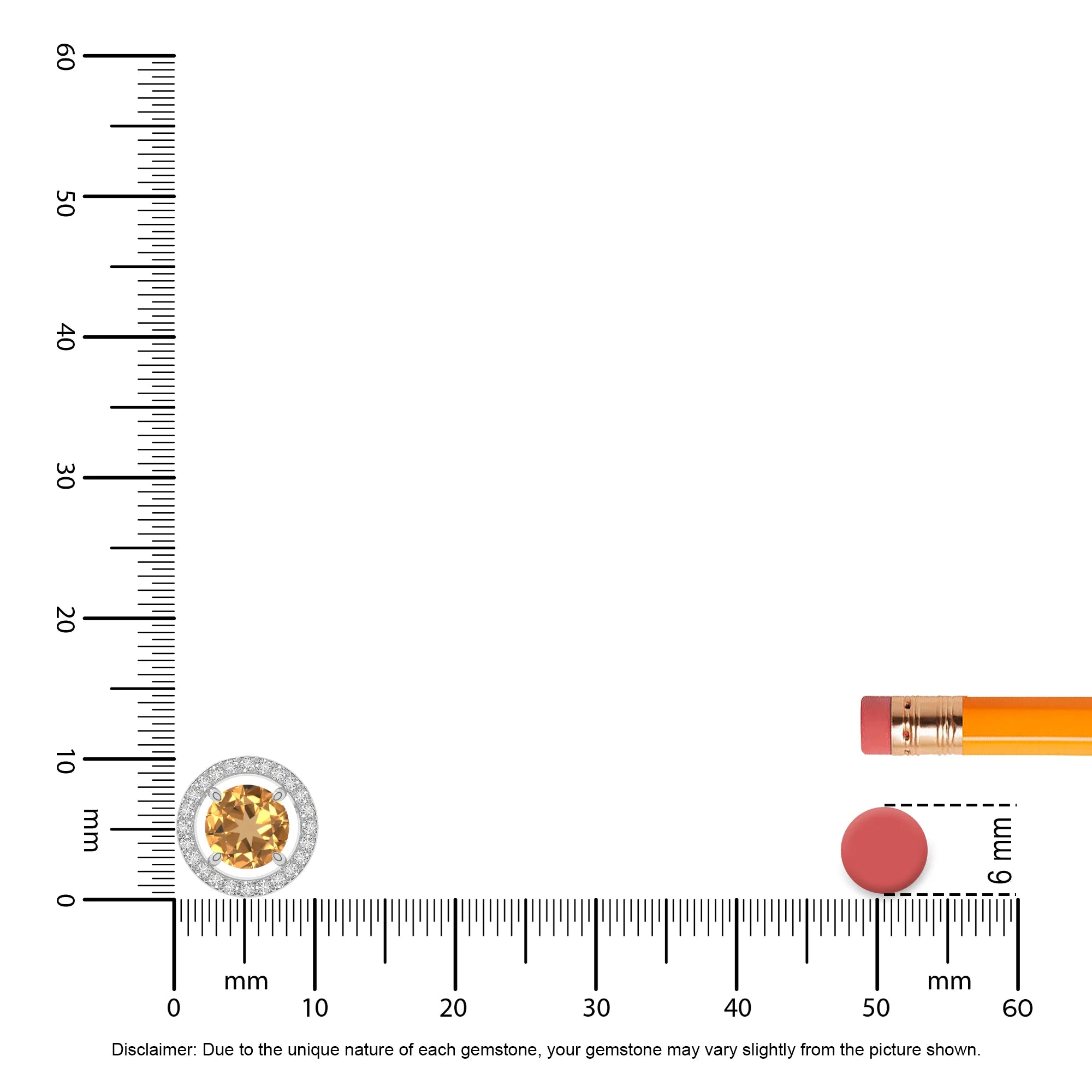 natural citrine solitaire halo necklaces in sterling silver 