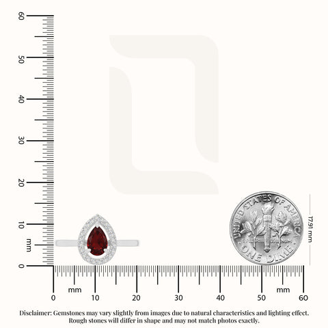 natural garnet solitaire halo engagement rings in sterling silver 
