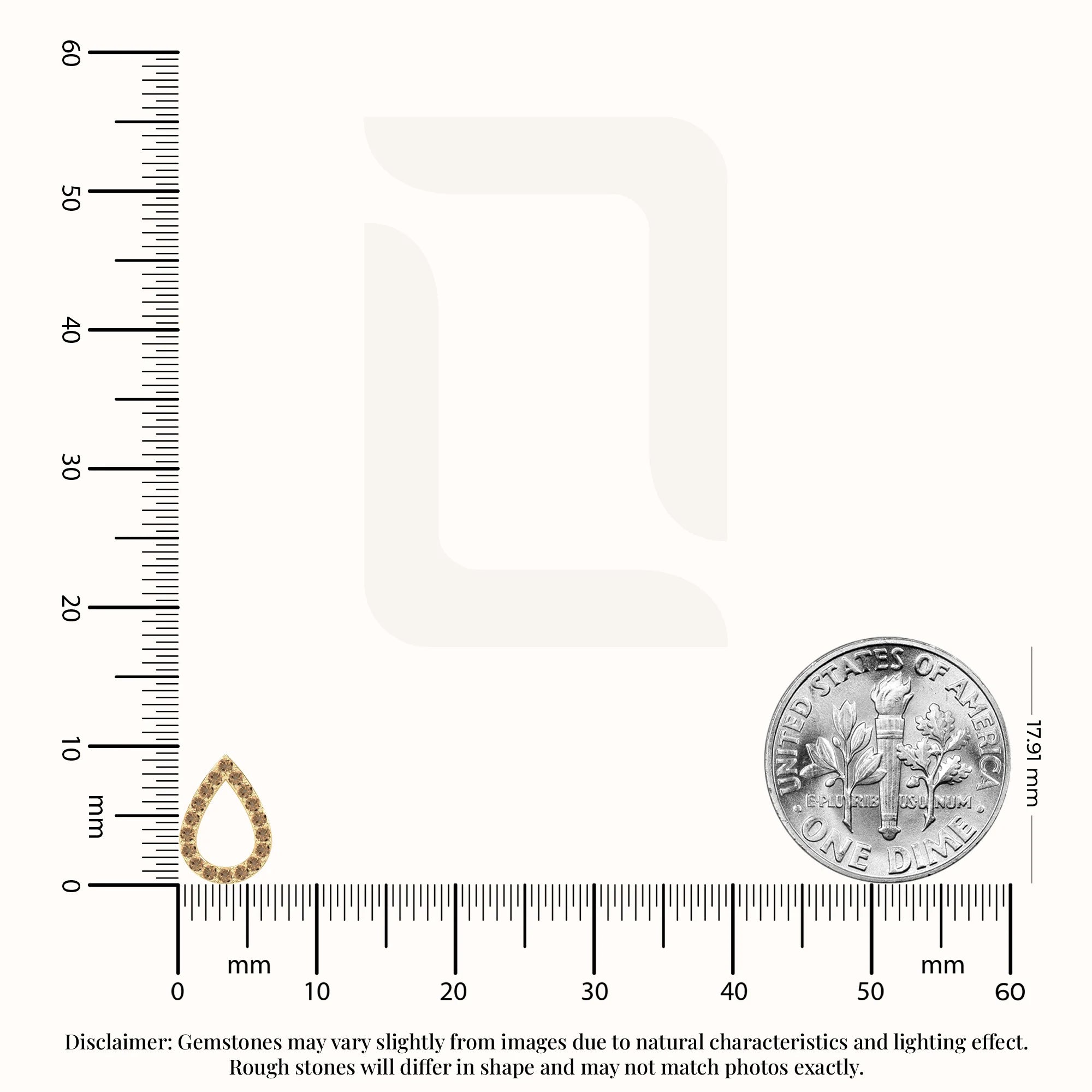 natural citrine teardrop stud earrings in yellow gold vermeil 