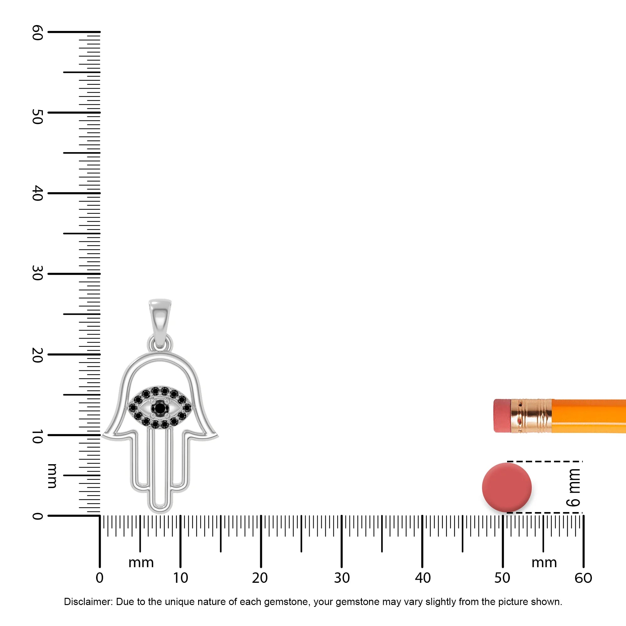 natural black-onyx evil eye hamsa hand necklaces in sterling silver 