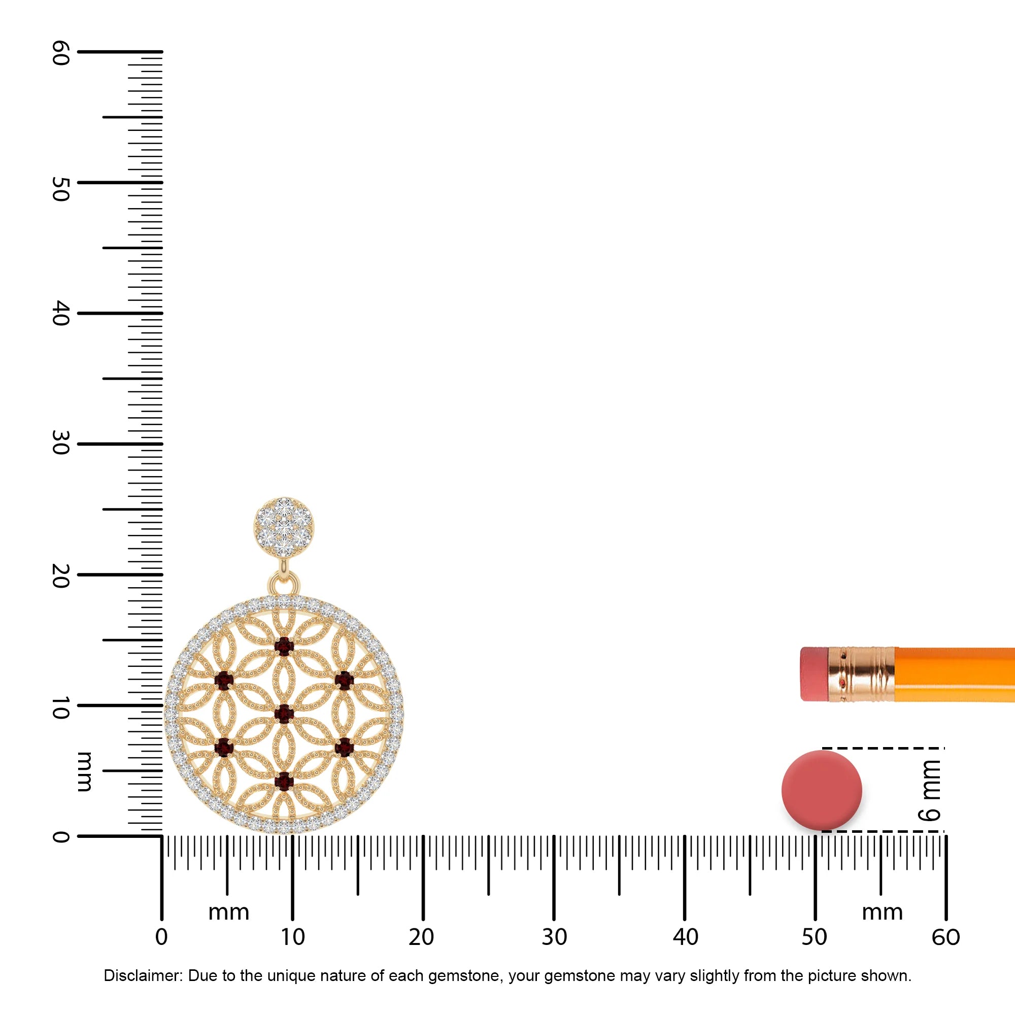 natural garnet infinity love knot necklaces in yellow gold vermeil 