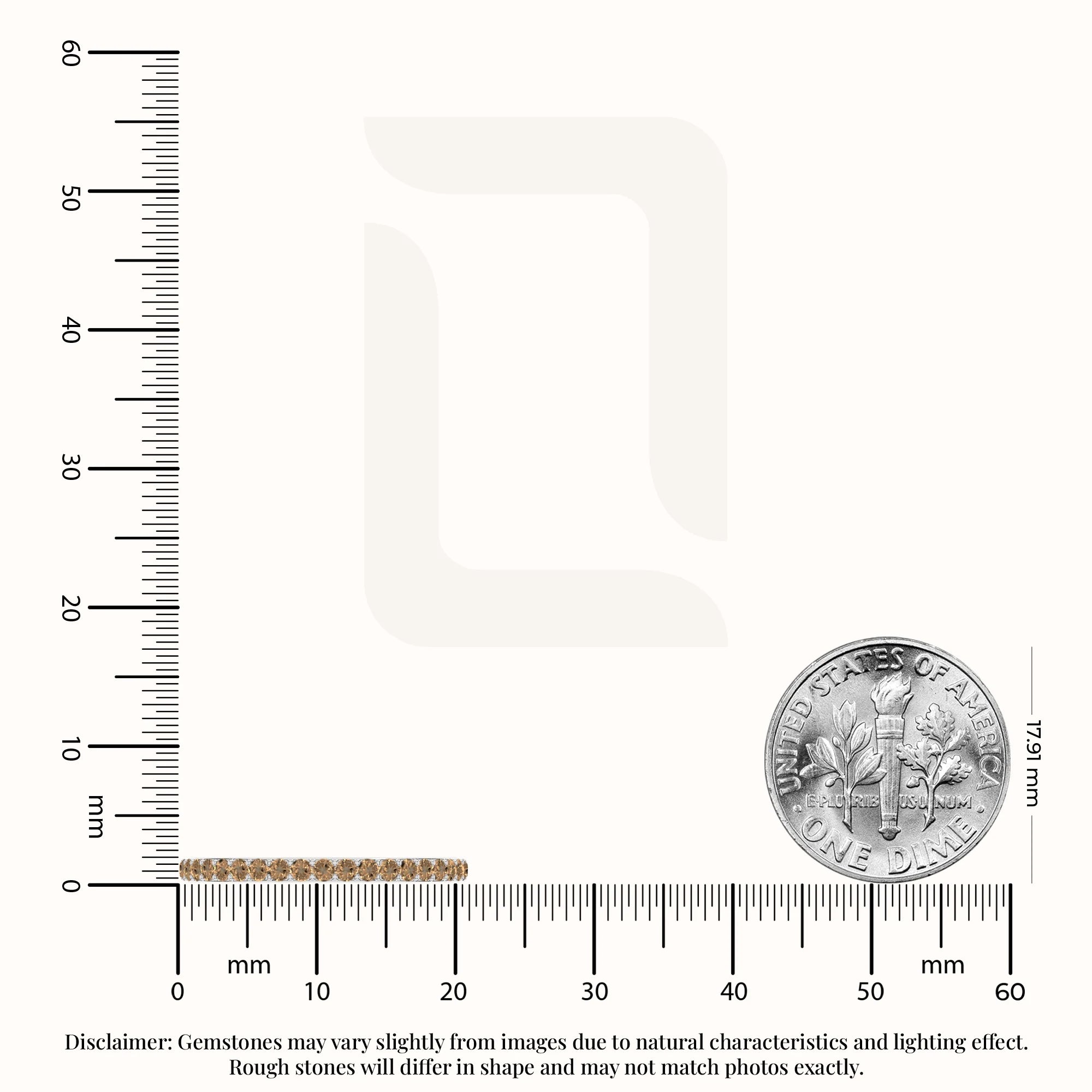 natural citrine eternity band rings in sterling silver 