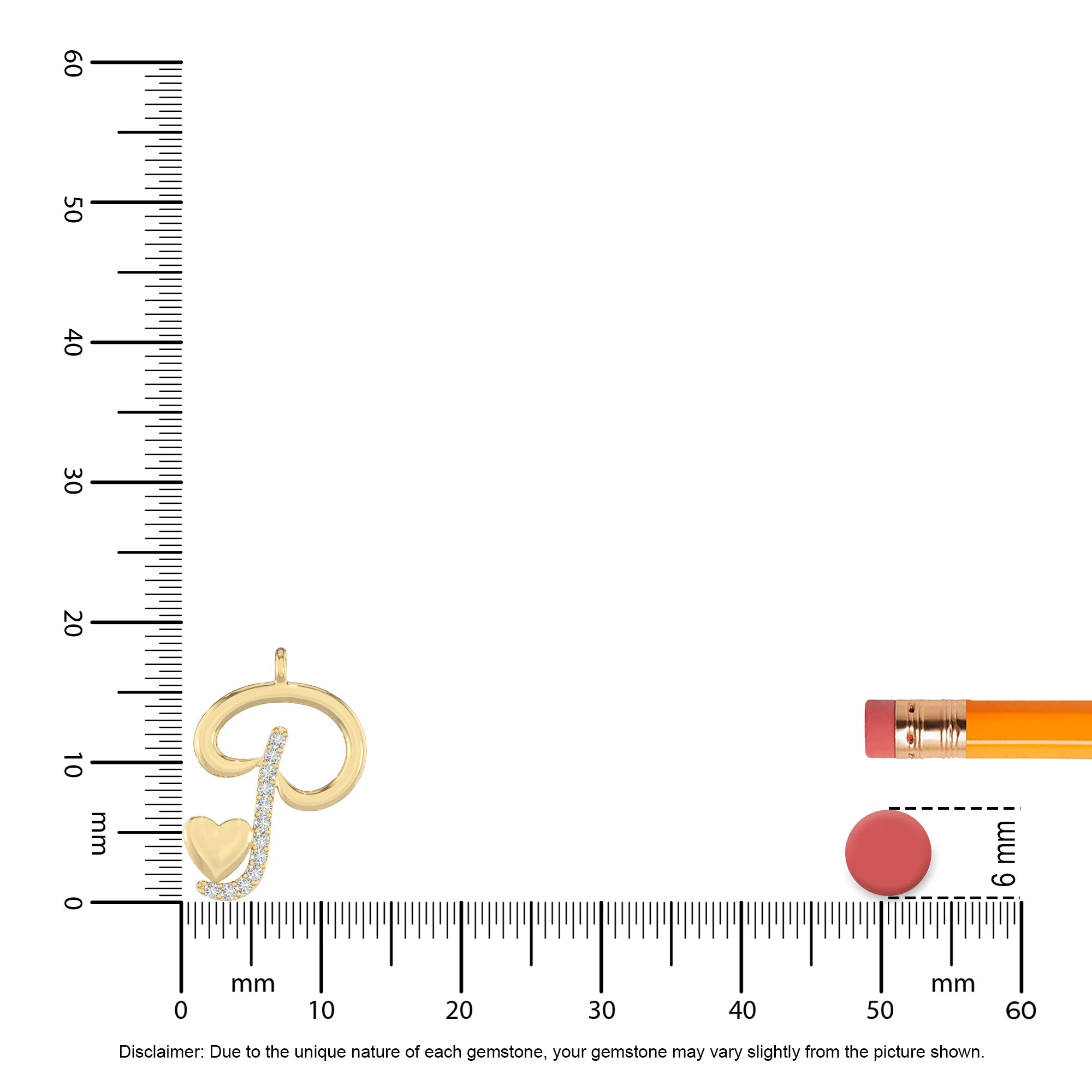 moissanite Initials necklaces in yellow gold vermeil 