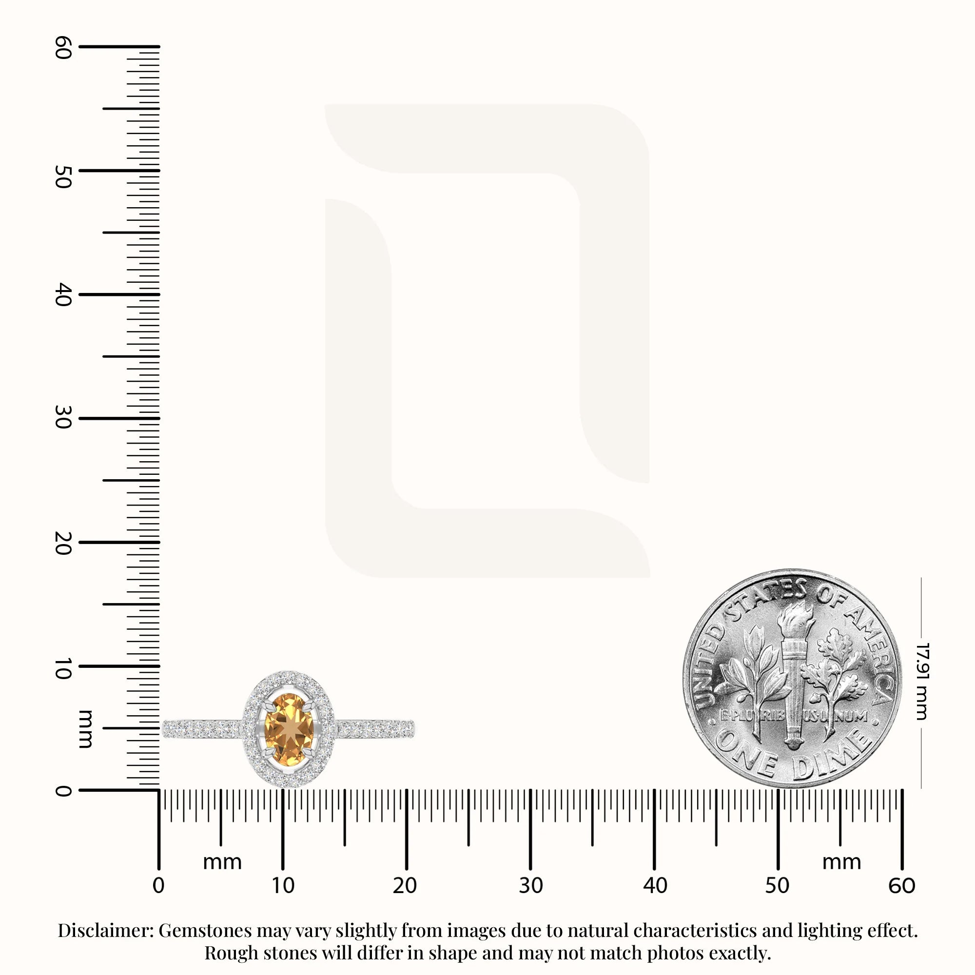 natural citrine solitaire halo engagement rings in sterling silver 