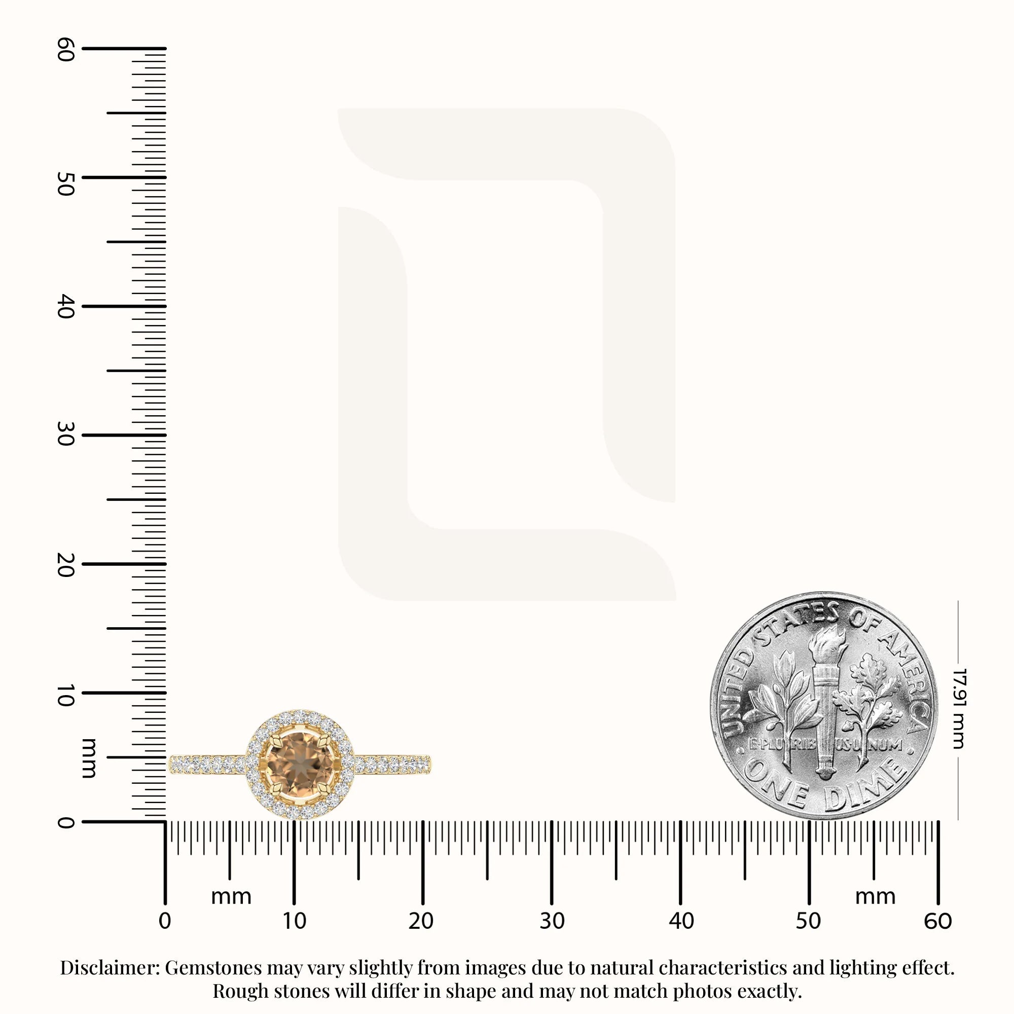 natural citrine solitaire halo engagement rings in yellow gold vermeil