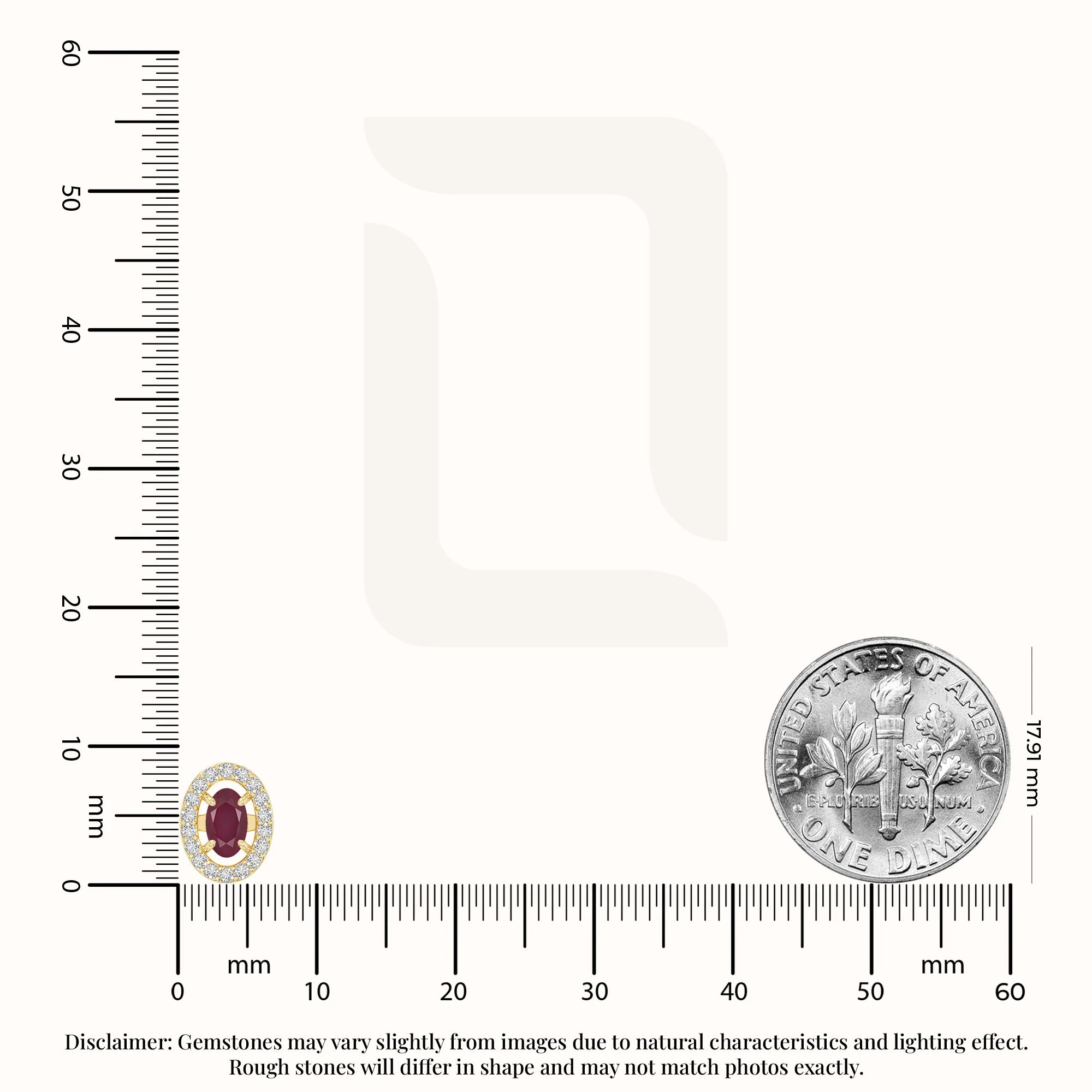 natural ruby halo stud earrings in yellow gold vermeil 