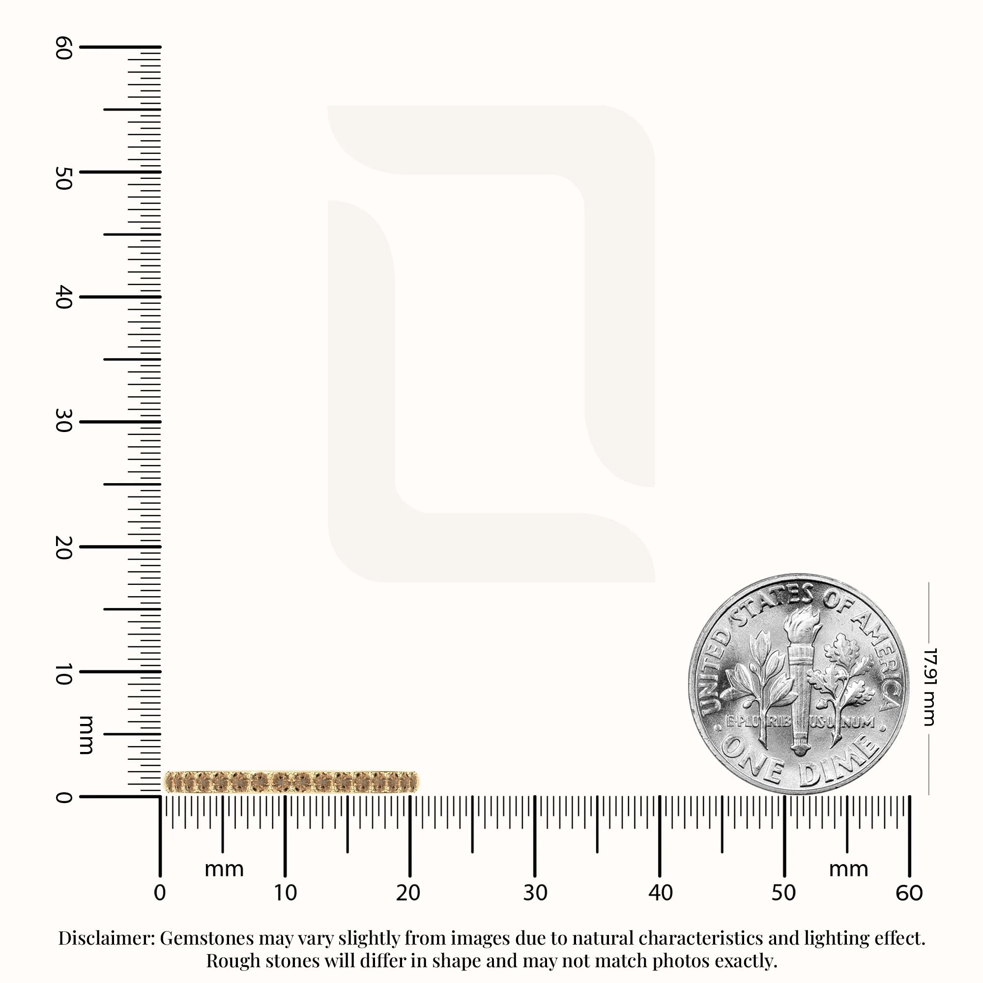 natural citrine half eternity band rings in yellow gold vermeil