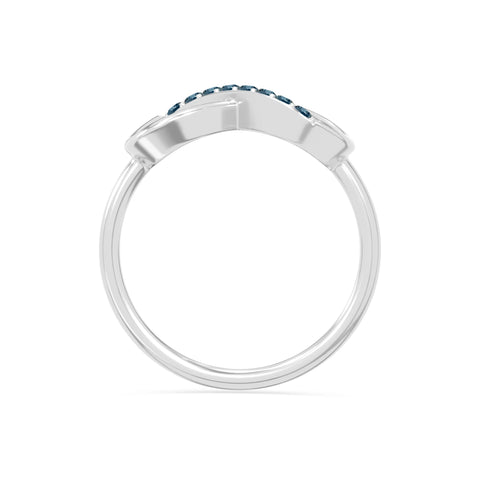 natural london blue topaz infinity promise rings in sterling silver 