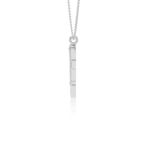 natural amethyst dolphin necklaces in sterling silver 
