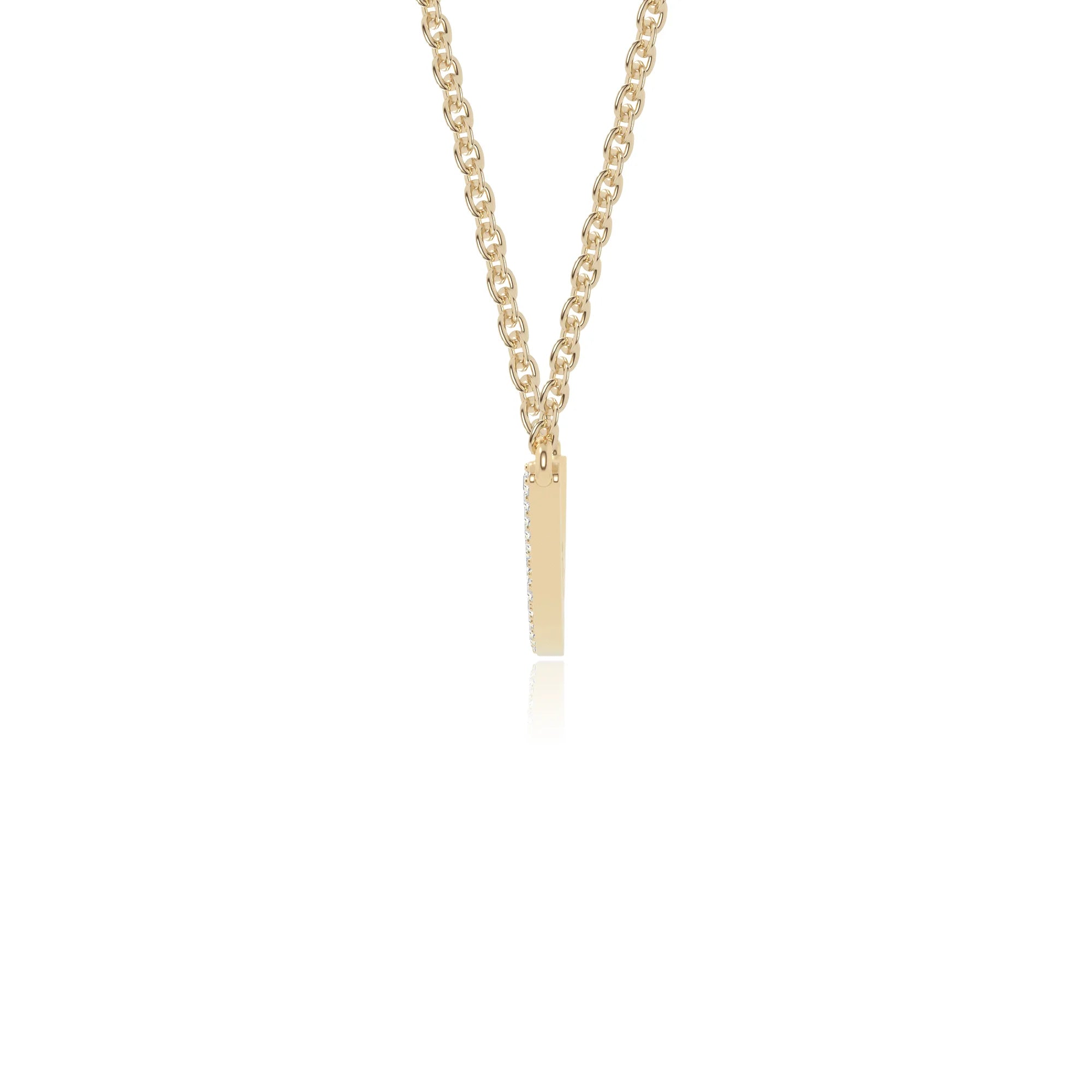 moissanite bypass curved bar necklaces in yellow gold vermeil 