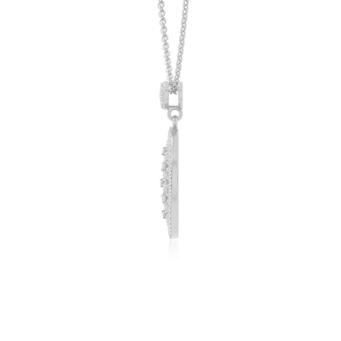 moissanite infinity love knot necklaces in sterling silver 