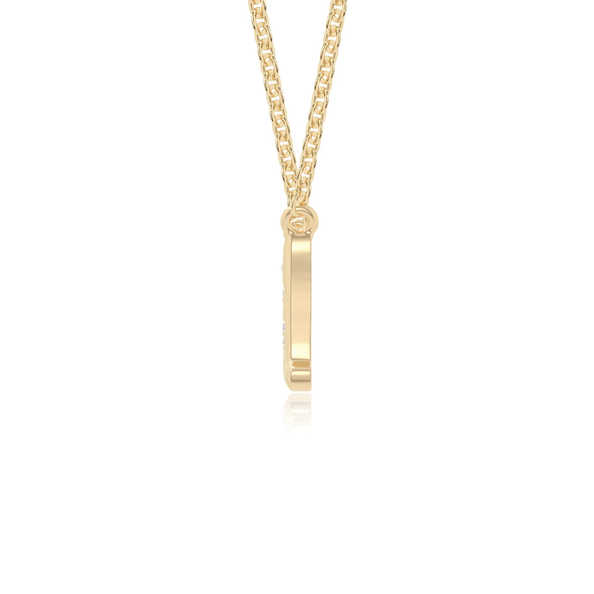 moissanite mom heart necklaces in yellow gold vermeil 