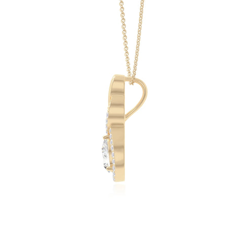 moissanite infinity necklaces in yellow gold vermeil 