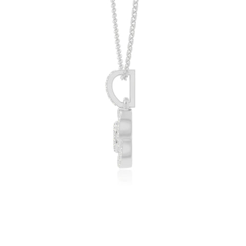 moissanite inner power necklaces in sterling silver 