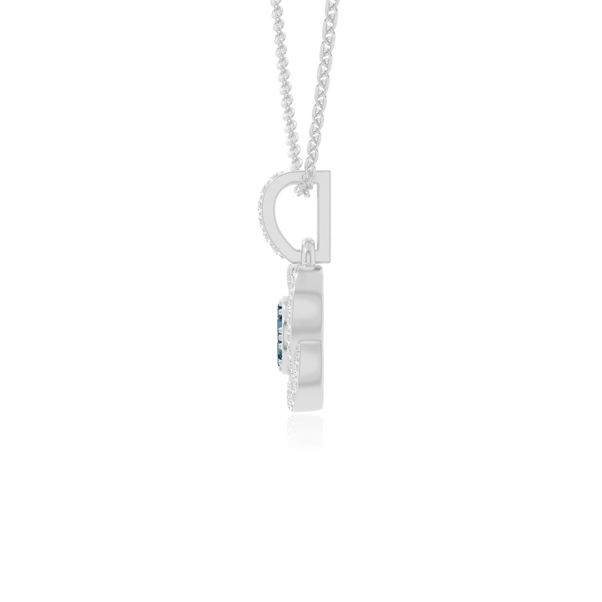 natural london-blue-topaz inner power necklaces in sterling silver 