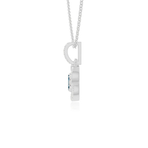 natural london-blue-topaz inner power necklaces in sterling silver 
