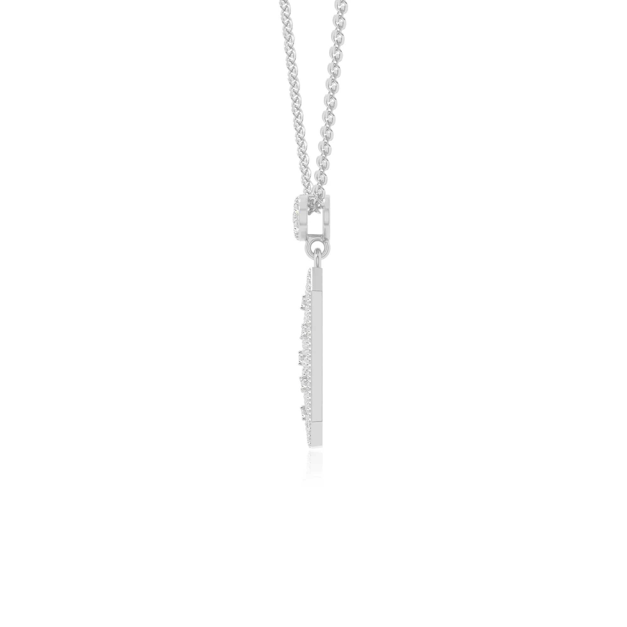 moissanite infinity love knot necklaces in sterling silver 