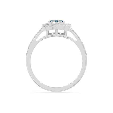 natural london blue topaz infinity promise rings in sterling silver 