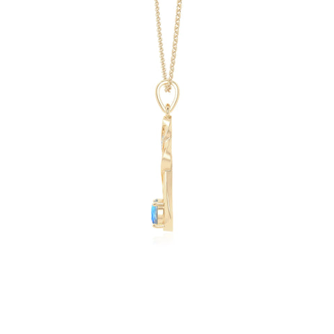 natural labradorite infinity necklaces in yellow gold vermeil 