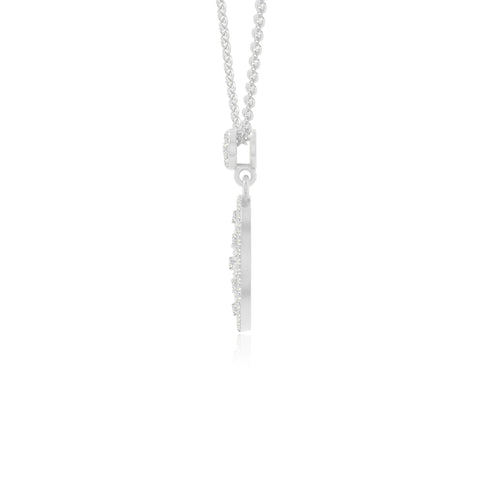 moissanite infinity love knot necklaces in sterling silver 