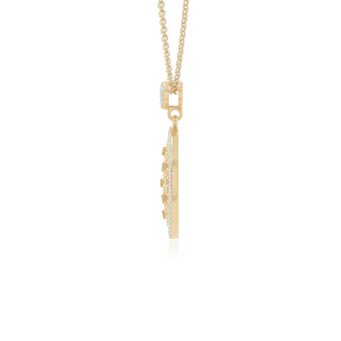 natural citrine infinity love knot necklaces in yellow gold vermeil 