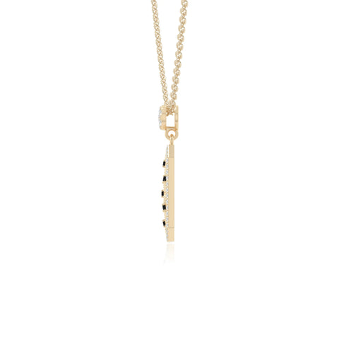natural black-onyx infinity love knot necklaces in yellow gold vermeil 