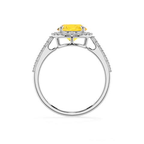 lab-grown yellow-sapphire round half eterity halo solitaire engagement ring