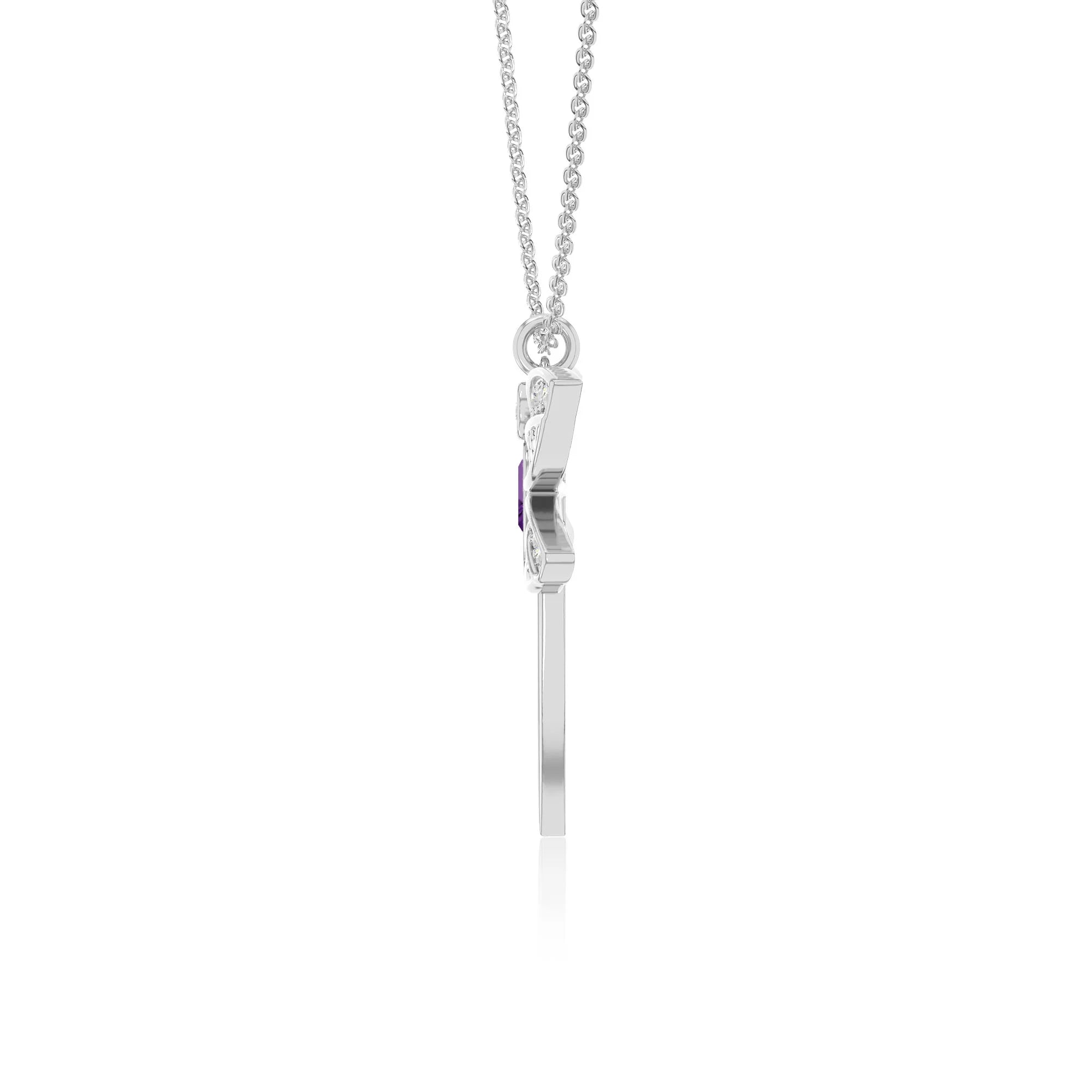 natural amethyst dragonfly necklaces in sterling silver 