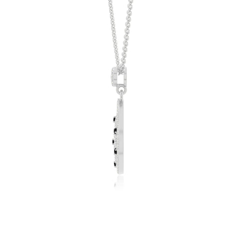 natural black-onyx infinity love knot necklaces in sterling silver 