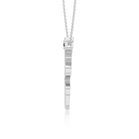 natural black-onyx snake necklaces in sterling silver 