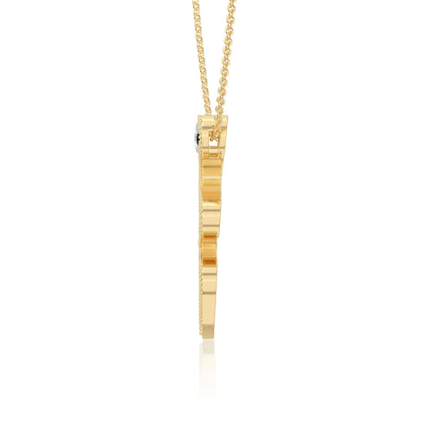 natural black-onyx snake necklaces in yellow gold vermeil 