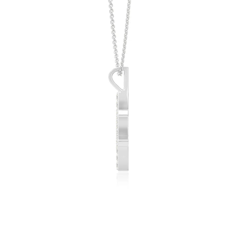 moissanite pisces zodiac sign necklaces in sterling silver 