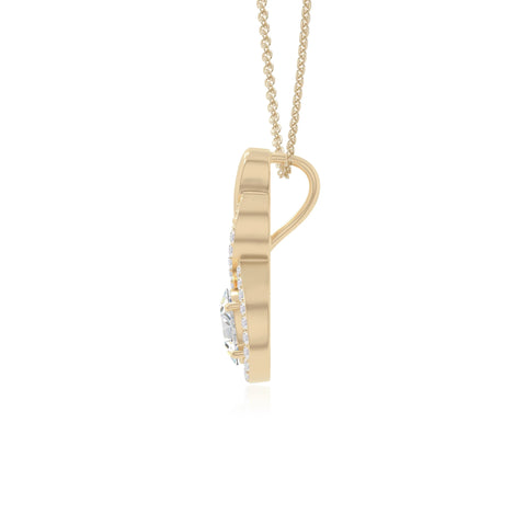 moissanite infinity necklaces in yellow gold vermeil 