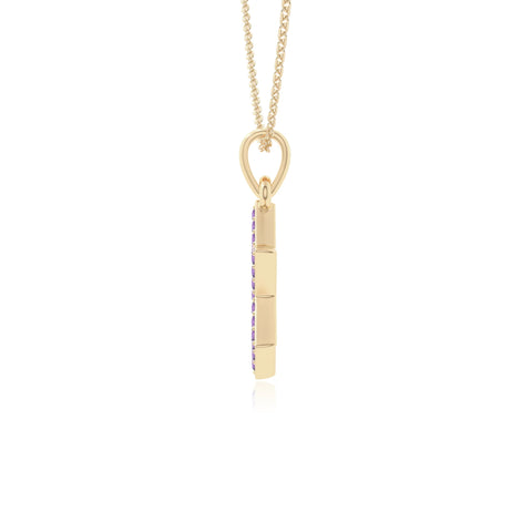 natural amethyst star of david necklaces in yellow gold vermeil 