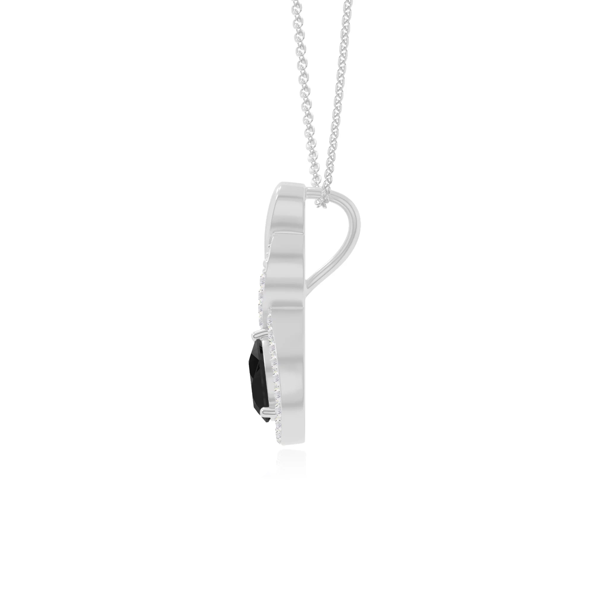 natural black-onyx infinity necklaces in sterling silver 