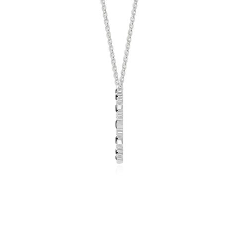 natural black-onyx sun necklaces in sterling silver 