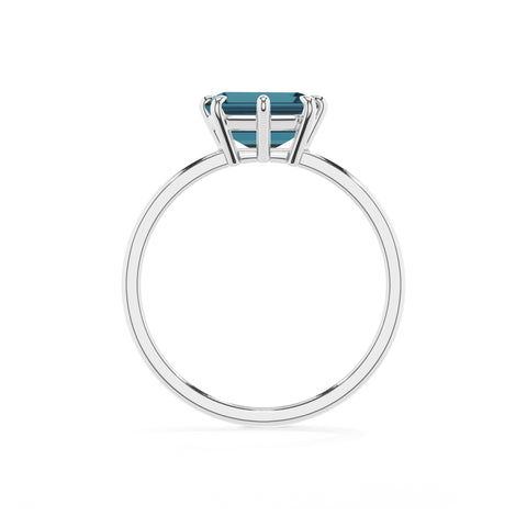 natural london blue topaz london blue topaz solitaire engagement ring