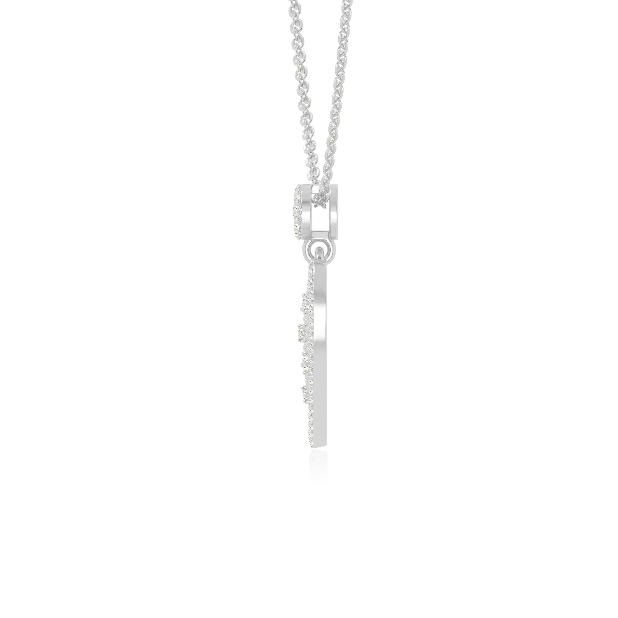 moissanite infinity love knot necklaces in sterling silver 