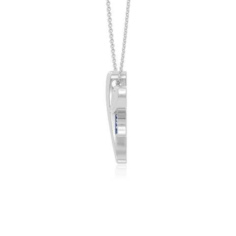 natural blue sapphire dragonfly necklaces in sterling silver 