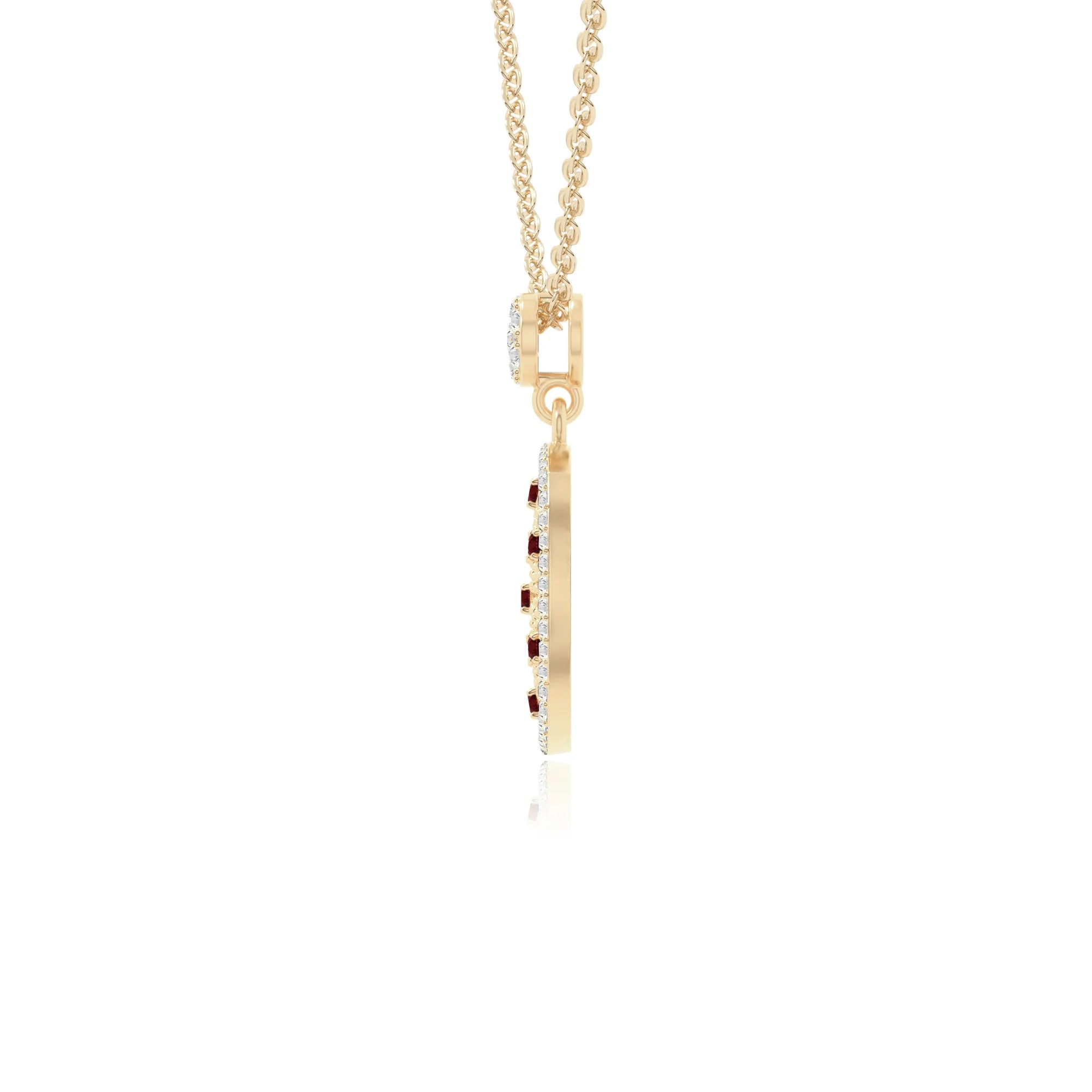 natural garnet infinity love knot necklaces in yellow gold vermeil 