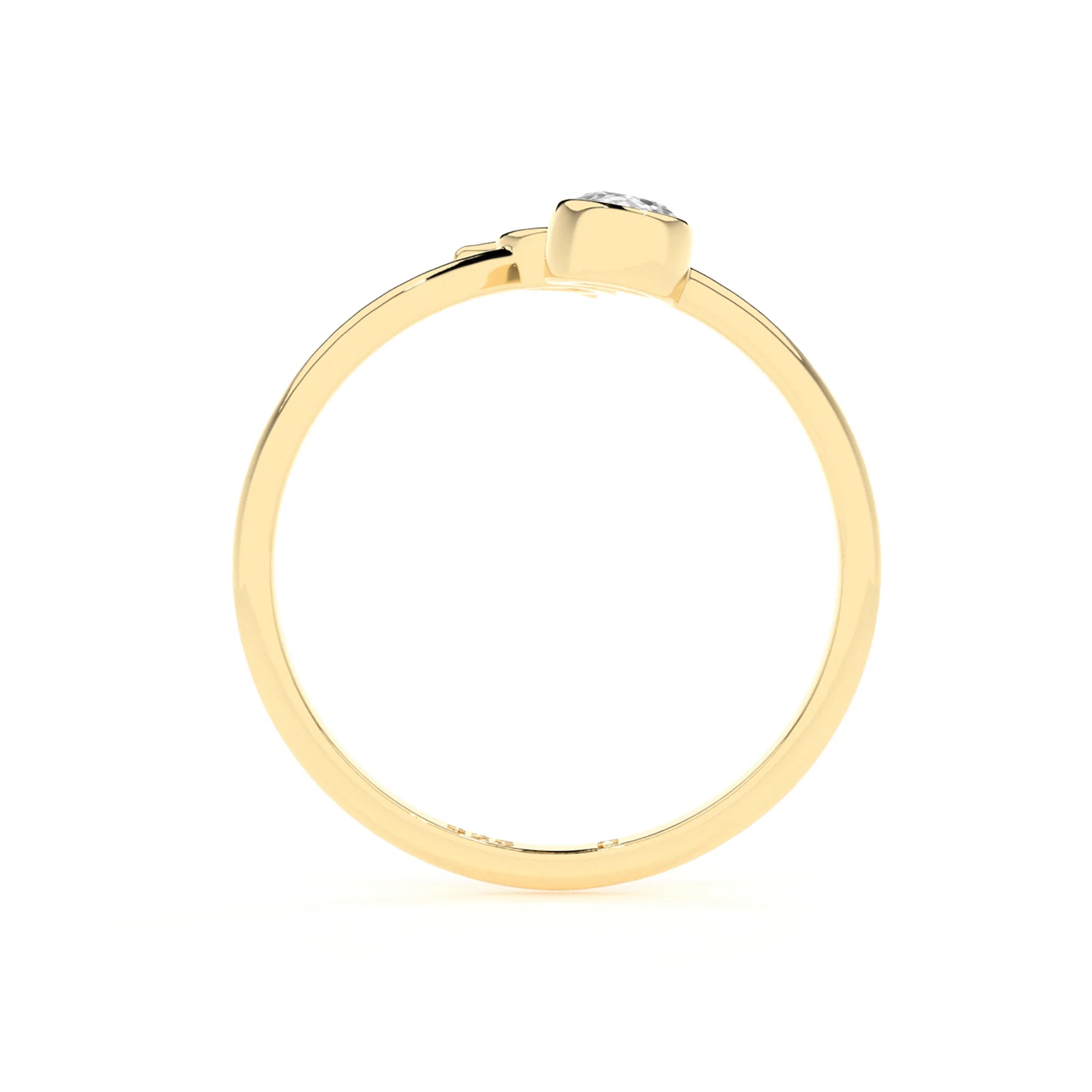 taurus zodiac ring with natural white topaz gold vermeil