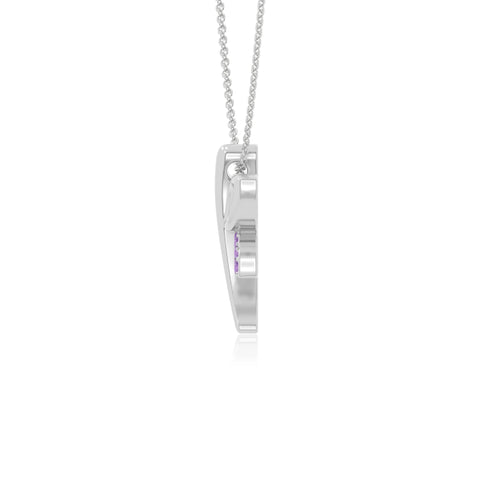 natural amethyst dragonfly necklaces in sterling silver 