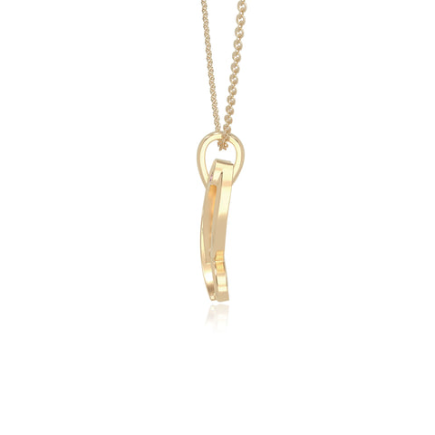 natural pink-tourmaline butterfly necklaces in yellow gold vermeil 
