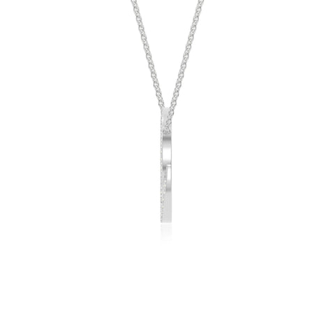 moissanite infinity love knot necklaces in sterling silver 