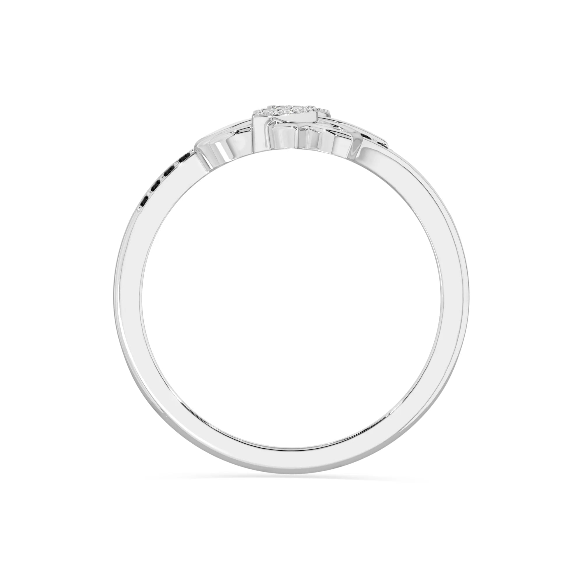 natural black onyx lotus blossom rings in sterling silver 