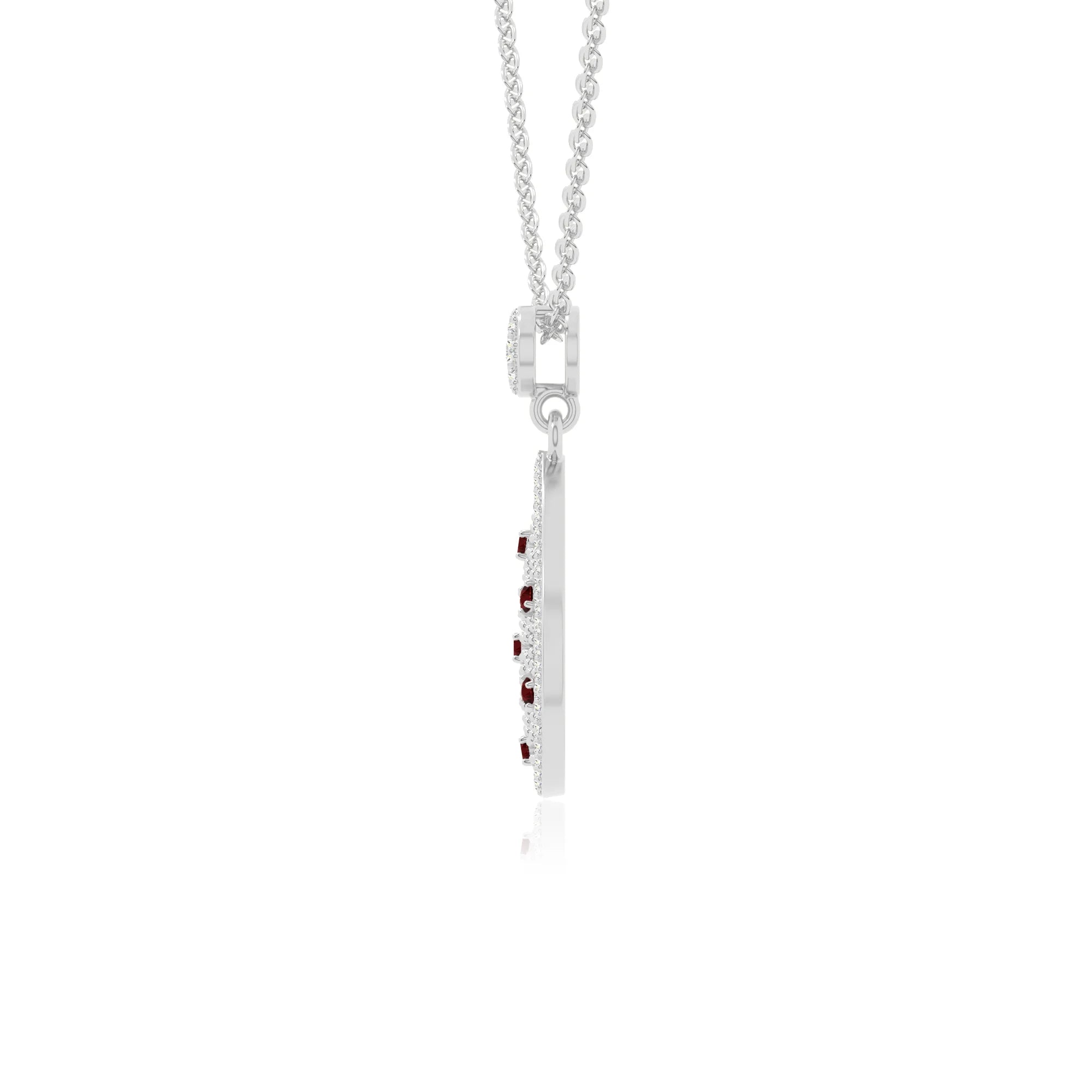 natural garnet infinity love knot necklaces in sterling silver 