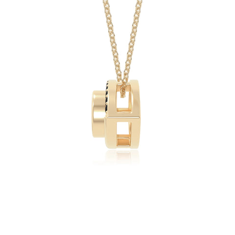 natural black-onyx evil eye necklaces in yellow gold vermeil 