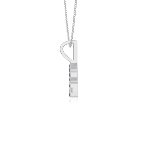natural blue-sapphire libra zodiac necklaces in sterling silver 