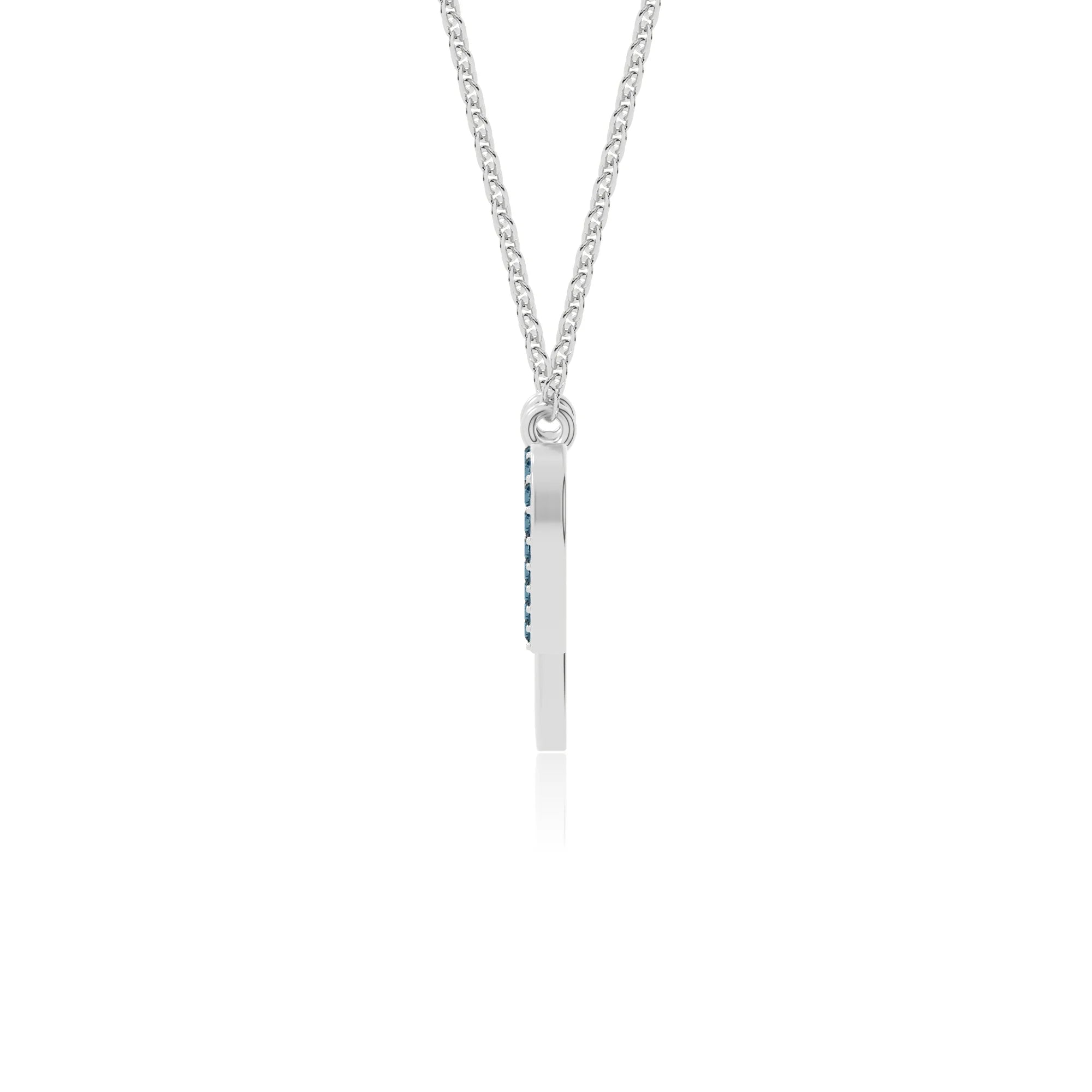 natural london-blue-topaz heartbeat necklaces in sterling silver 