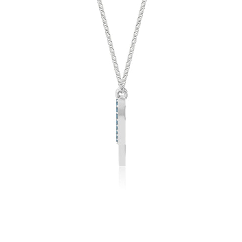 natural london-blue-topaz heartbeat necklaces in sterling silver 